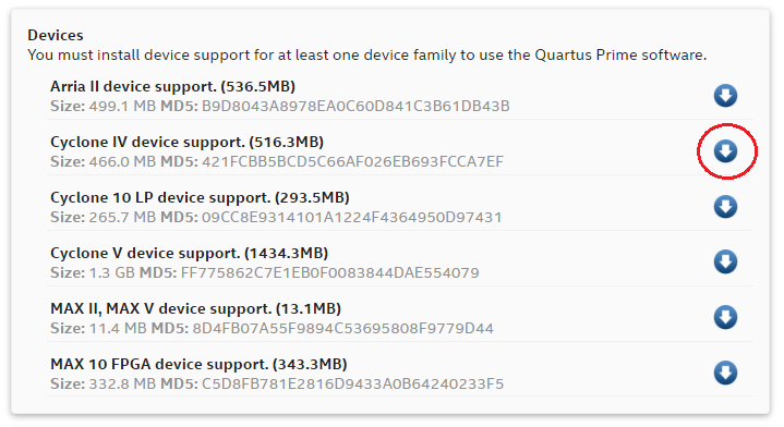 Altera Cyclone IV FPGA DE0-Nano